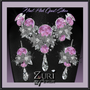 Noel Pink Opal-Silver-Jewelry by Zuri Rayna